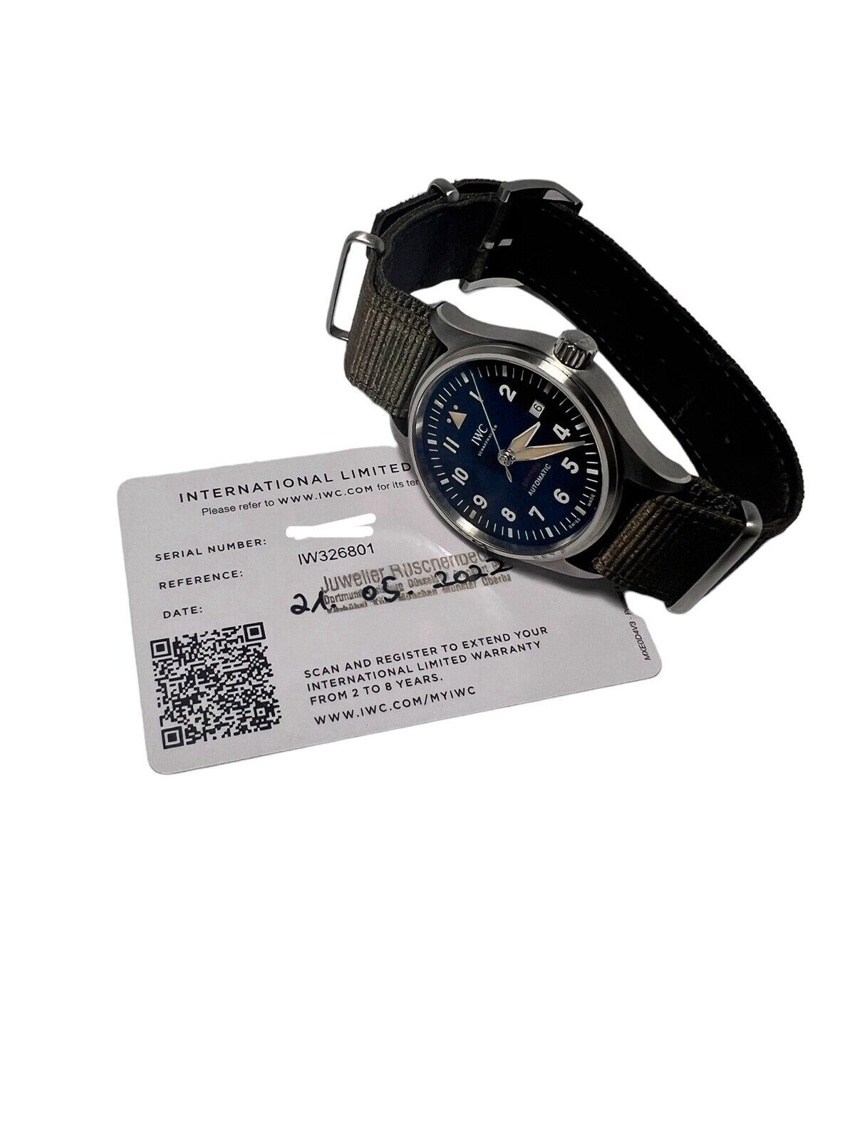 2022 IWC Spitfire Stainless Steel 39mm Automatic Men’s Watch IW326801