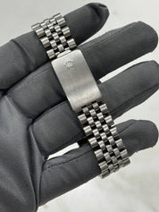 1987 Rolex Datejust Silver Dial Automatic Jubilee 36mm Steel Watch 16030