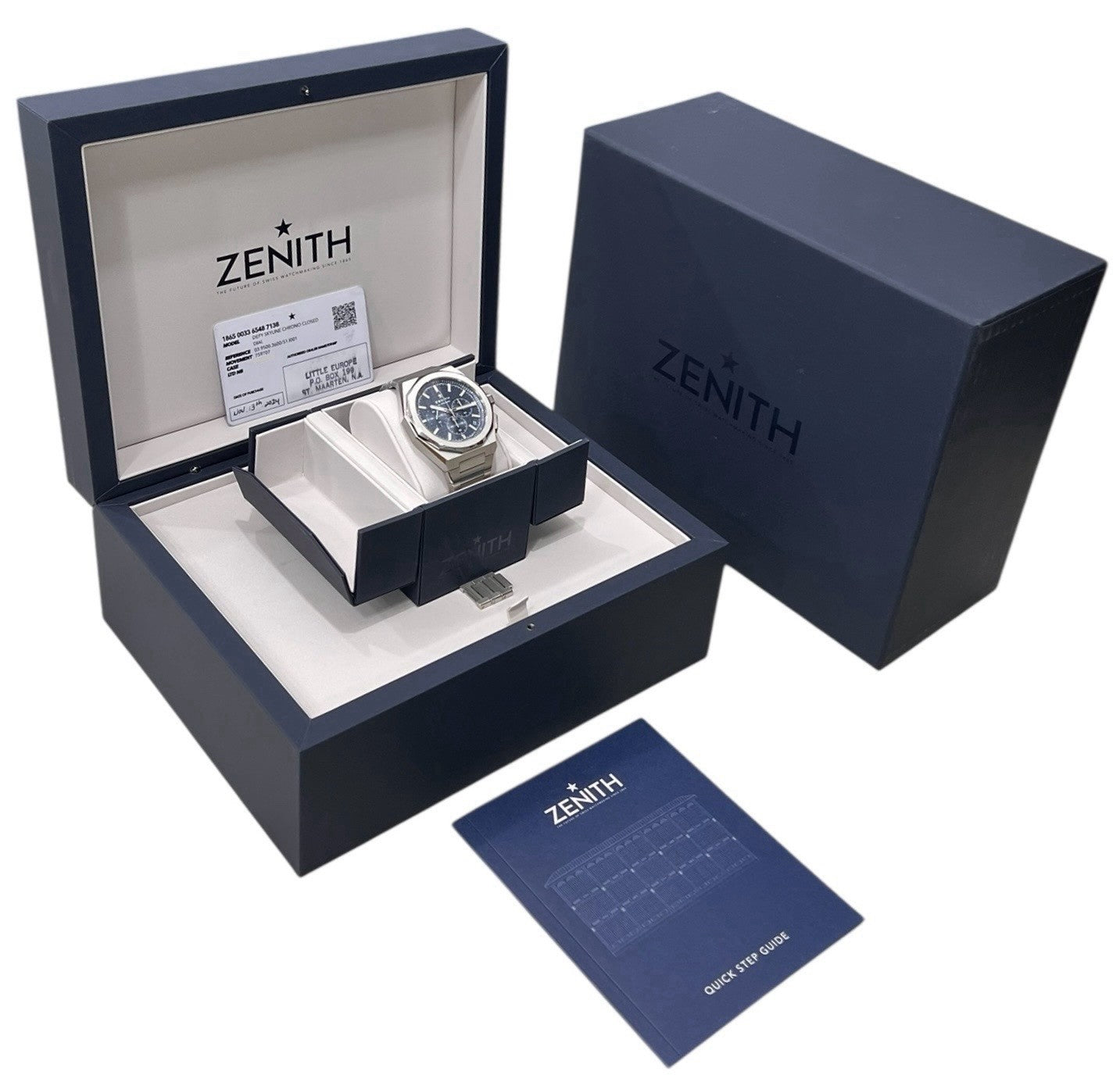 Zenith Defy Skyline Stainless Steel Blue Dial 42mm Automatic Men’s 03.9500.3600