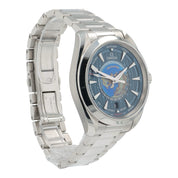 Omega Seamaster Aqua Terra Worldtimer Steel Blue Dial 43mm 220.10.43.22.03.001