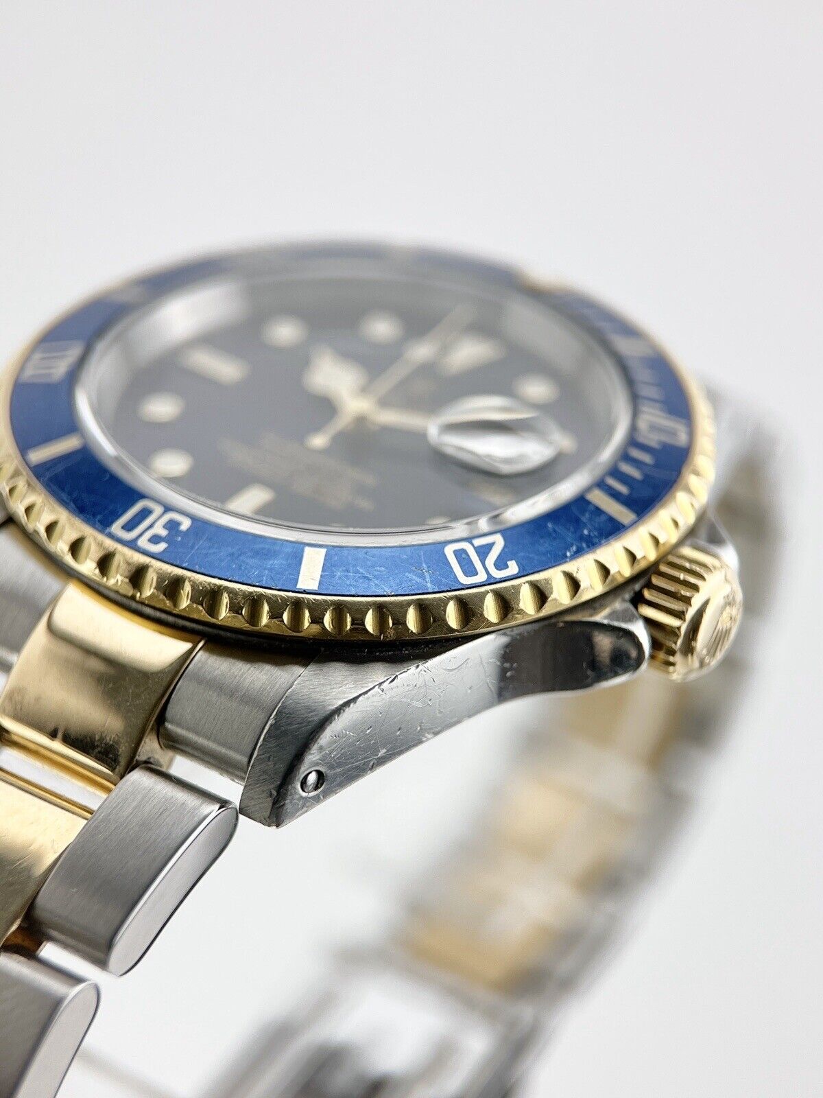 2002 Rolex Submariner Two Tone Blue Automatic 40mm Ref.  16613 - Box & Papers