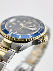 2002 Rolex Submariner Two Tone Blue Automatic 40mm Ref.  16613 - Box & Papers