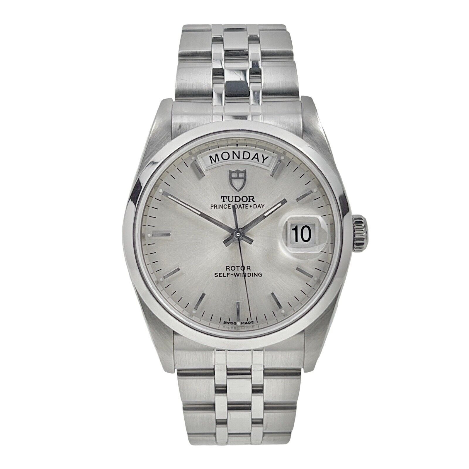 Tudor Prince Date+Day Stainless Steel 36mm Automatic Men's Watch