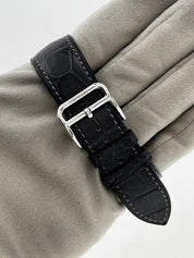 2022 Hermes Slim d'Hermes Watch Auto Platinum Men 39mm W054192WW00 - Box/Papers