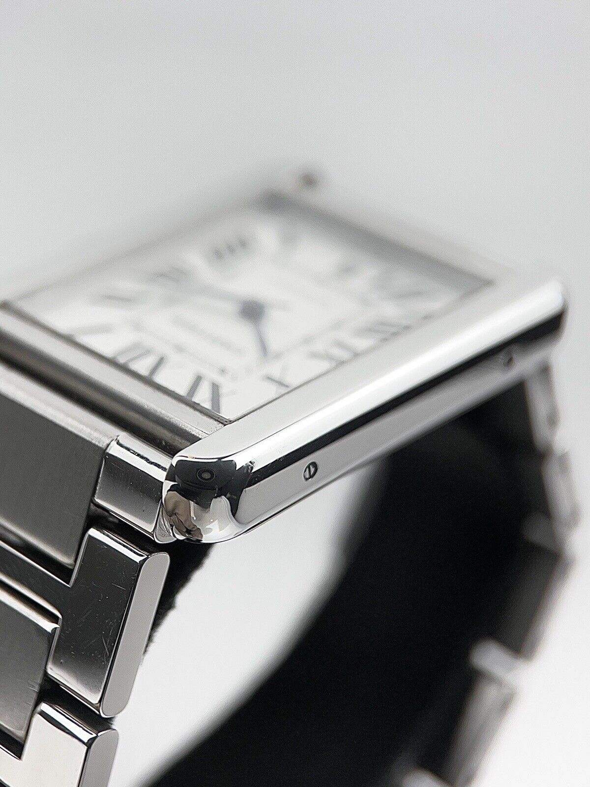 2018 Cartier Tank Solo XL Men's W5200028 Automatic Date Steel Watch - W/ Papers