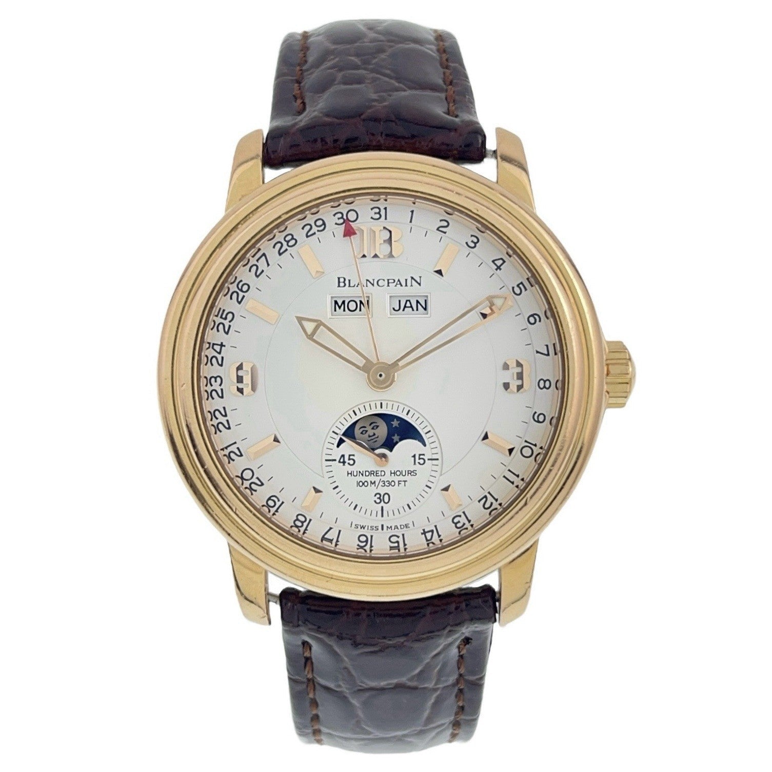 Blancpain Leman 18k Rose Gold 3563A