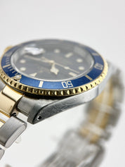 2002 Rolex Submariner Two Tone Blue Automatic 40mm Ref.  16613 - Box & Papers