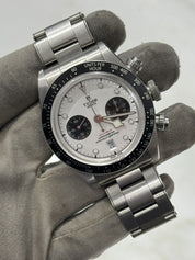 2021 TUDOR Black Bay Chronograph Stainless Steel Panda Men's Watch 79360N