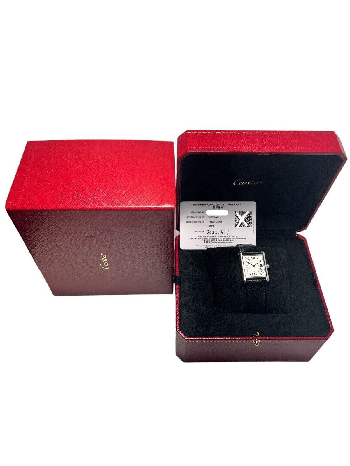 2022 Cartier Tank Stainless Steel Quartz Men’s Watch WSTA0041 - Box/Papers