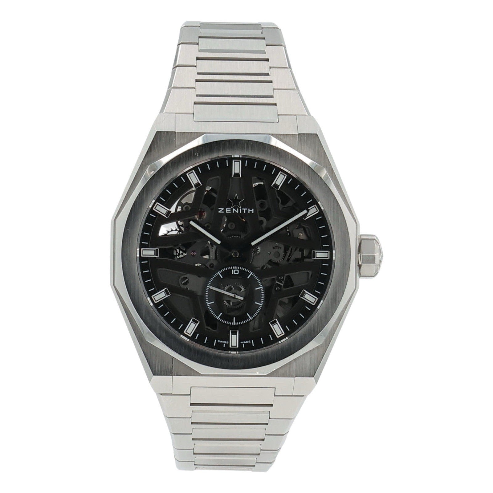 Zenith Defy Skyline Steel Skeleton Dial 41mm Automatic Men’s Watch 03.9300.3620