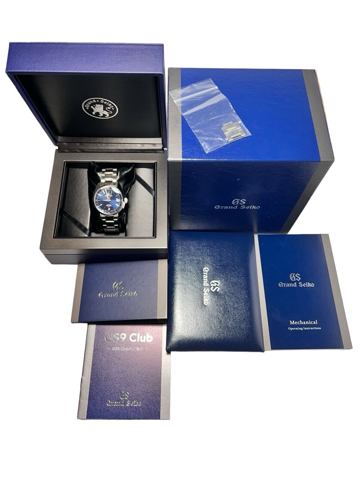 2020 Grand Seiko Heritage Steel Blue Dial 40mm Automatic Men’s Watch SBGJ235