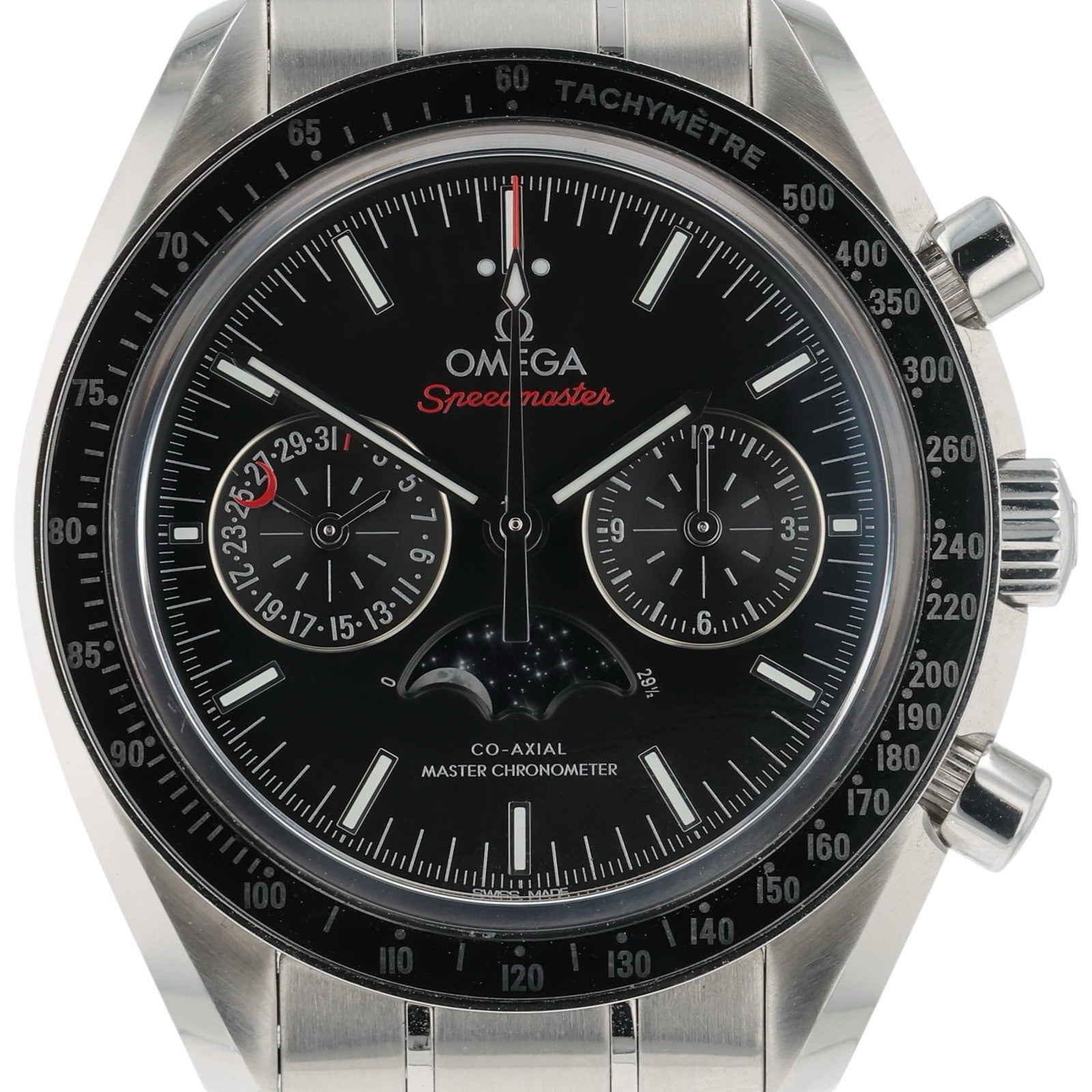 Omega Speedmaster Moon Steel Black Dial 44.25mm Automatic 304.30.44.52.01.001