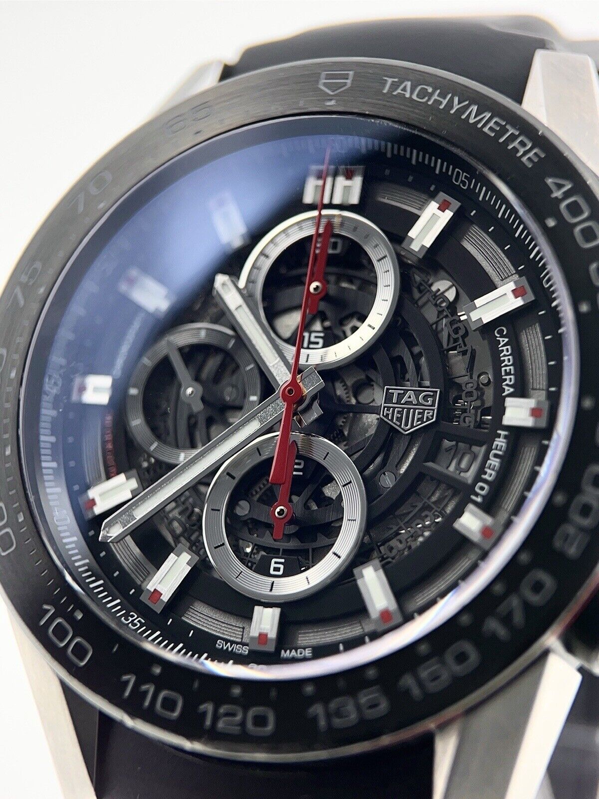 2016 Tag Heuer Calibre Heuer 01 Steel 45mm Automatic Men’s Watch CAR2A1Z