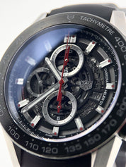 2016 Tag Heuer Calibre Heuer 01 Steel 45mm Automatic Men’s Watch CAR2A1Z