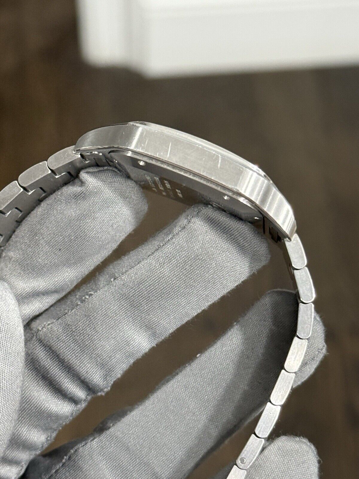 2022 Cartier Santos Steel Blue Dial Large Automatic Men’s Watch WSSA0030