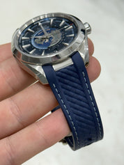 2021 Omega Seamaster GMT Aqua Terra Worldtimer Blue Dial 220.12.43.22.03.001