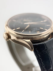 2020 Rolex Celini 18k Rose Gold Black Dial 39mm Automatic Men’s Watch 50525