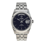 2012 Tudor Prince Date Day Steel Black Dial 36mm Automatic Men’s Watch 76200