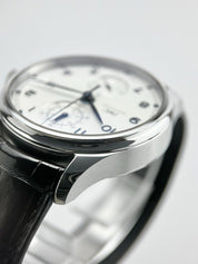 2018 IWC Portuguese Automatic 42mm Silver Dial Watch IW390302 - Box & Papers