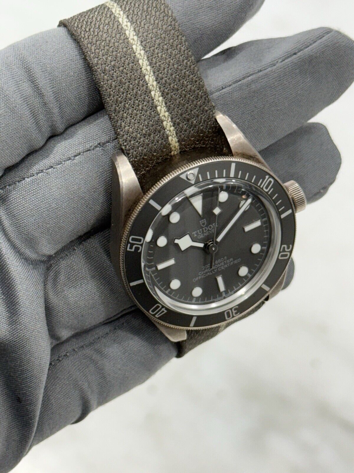 2021 Tudor Black Bay Fifty Eight 925 Silver Fabric Strap 79010SG - Box/Papers