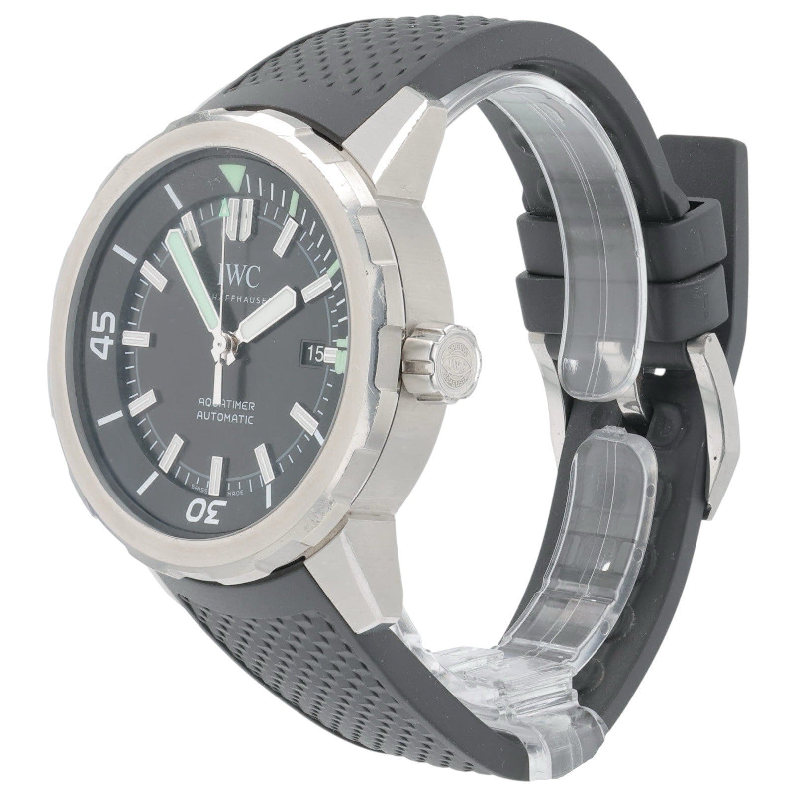 IWC Aquatimer Stainless Steel Black Dial 42mm Automatic Men’s Watch IW329001