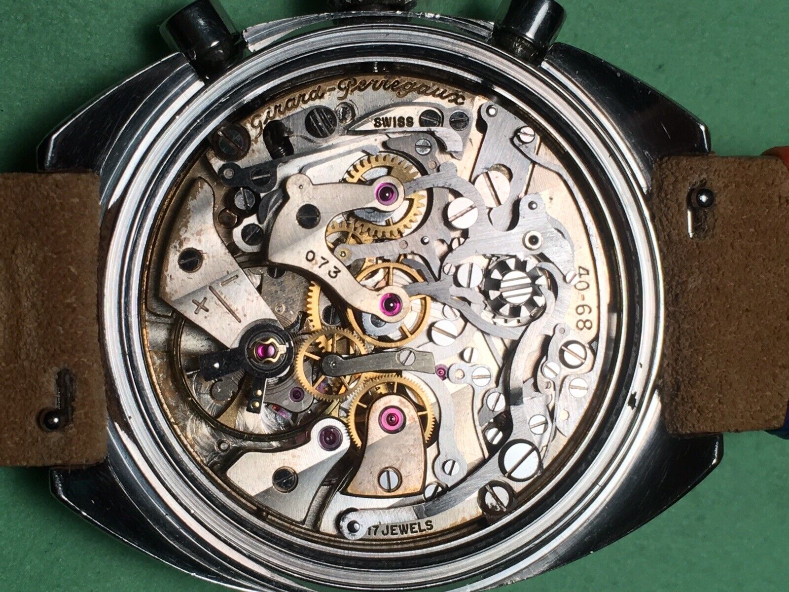 1960’s Girard Perregaux Olimpico Stainless Steel Chronograph 9227FA