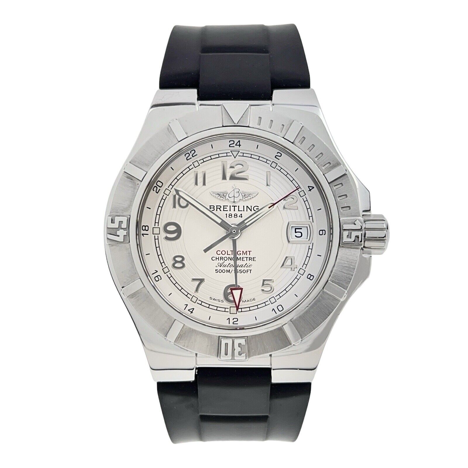 Breitling Colt GMT Stainless Steel 41mm Automatic Men s Watch A32370 Birmingham Luxury Watches