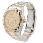 Rolex Sky-Dweller Steel & Gold Champagne Dial 42mm Automatic Men’s Watch