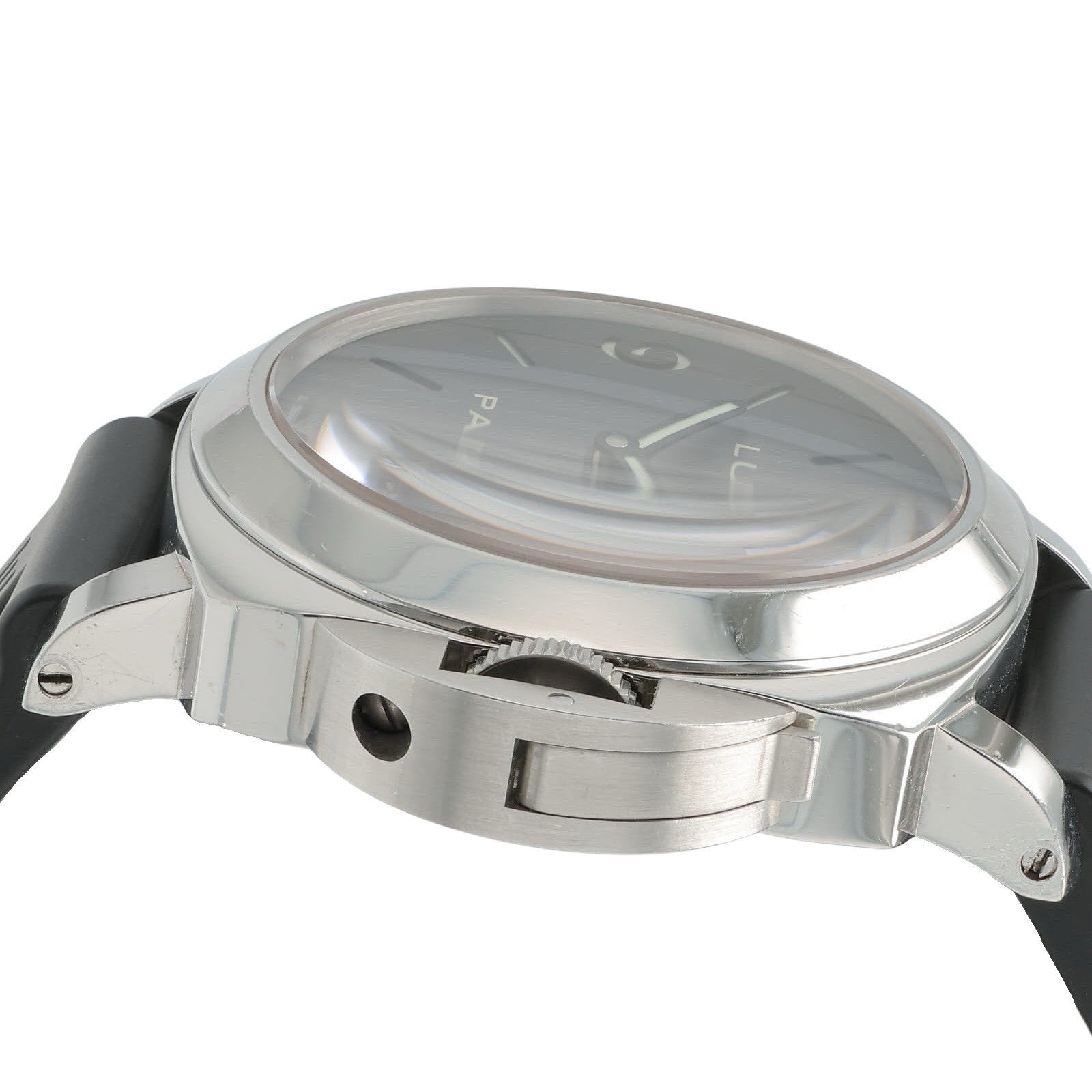 Panerai Luminor Base Stainless Steel Black Dial 44mm  Manual Wind Mens PAM00112