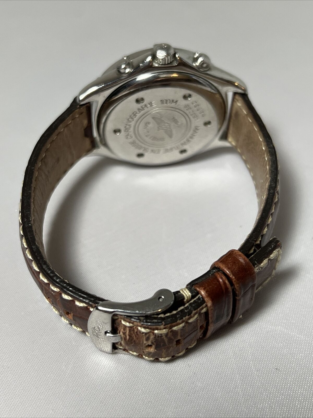 Men's BREITLING Colt A53035 Chronograph Quartz Steel WR 100M Date Watch