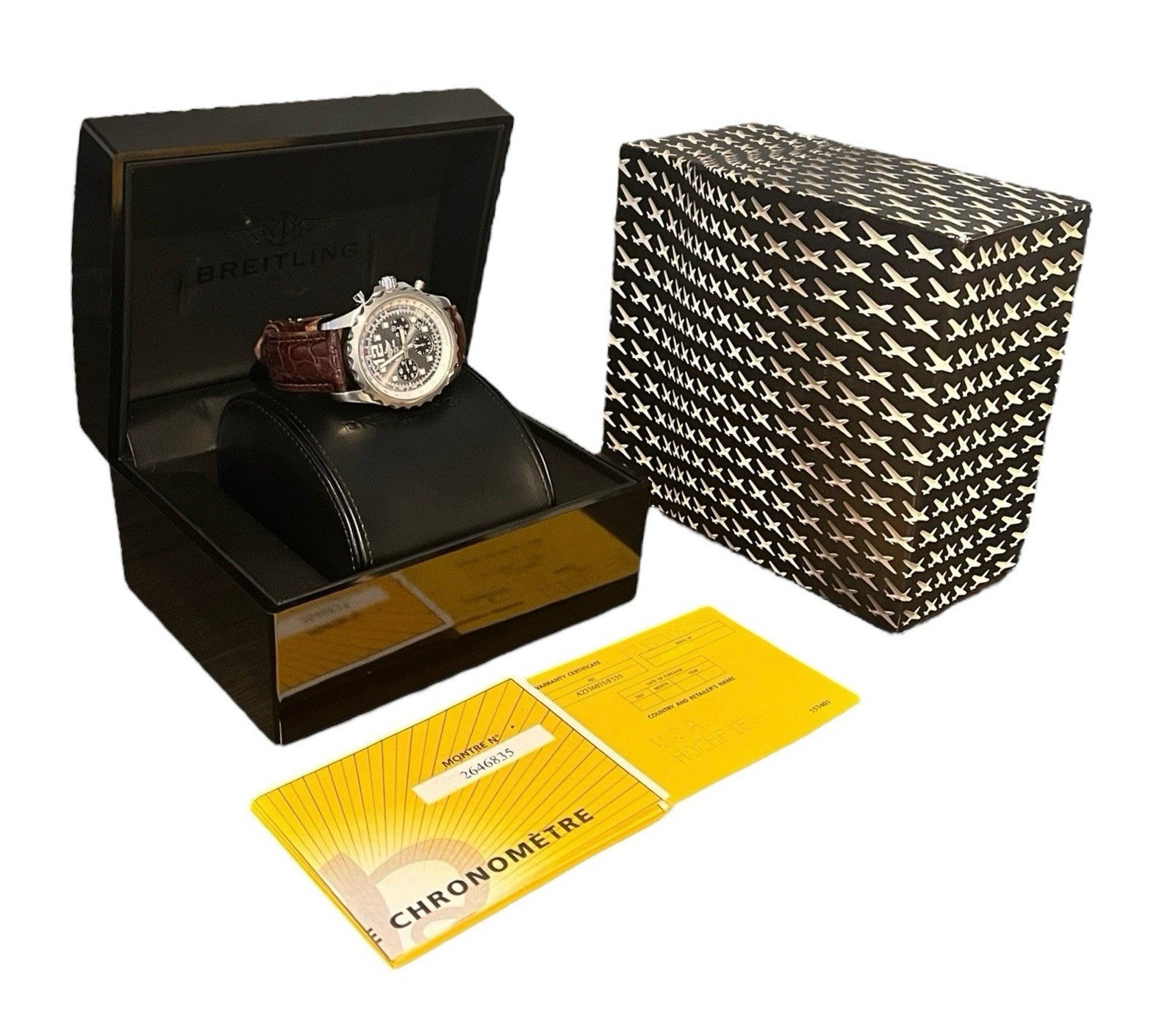 Breitling Chronospace Stainless Steel Silver Dial 47mm Automatic Men’s A23360