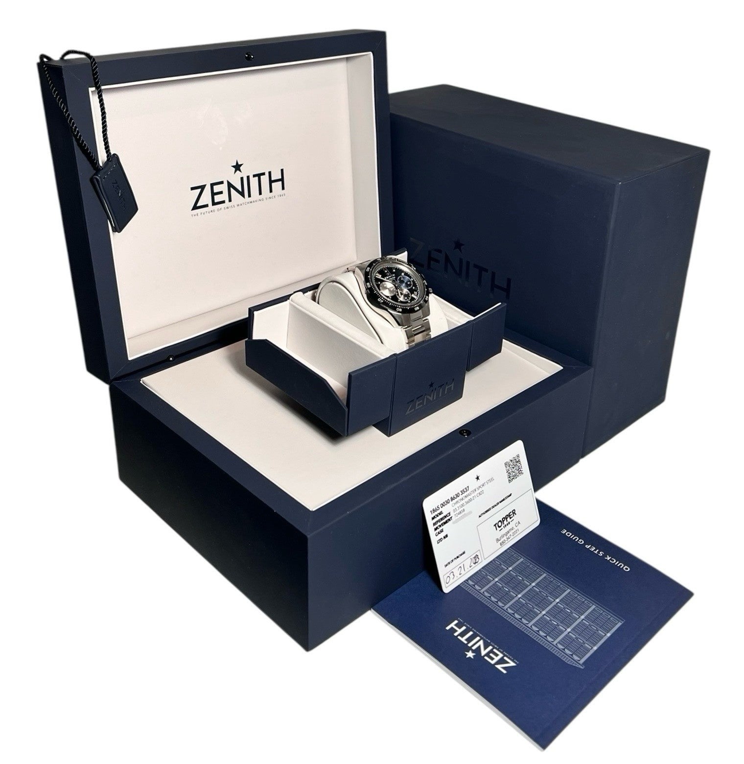 Zenith Chronomaster Steel Black Dial 41mm Automatic Men's Watch 03.3100.3600
