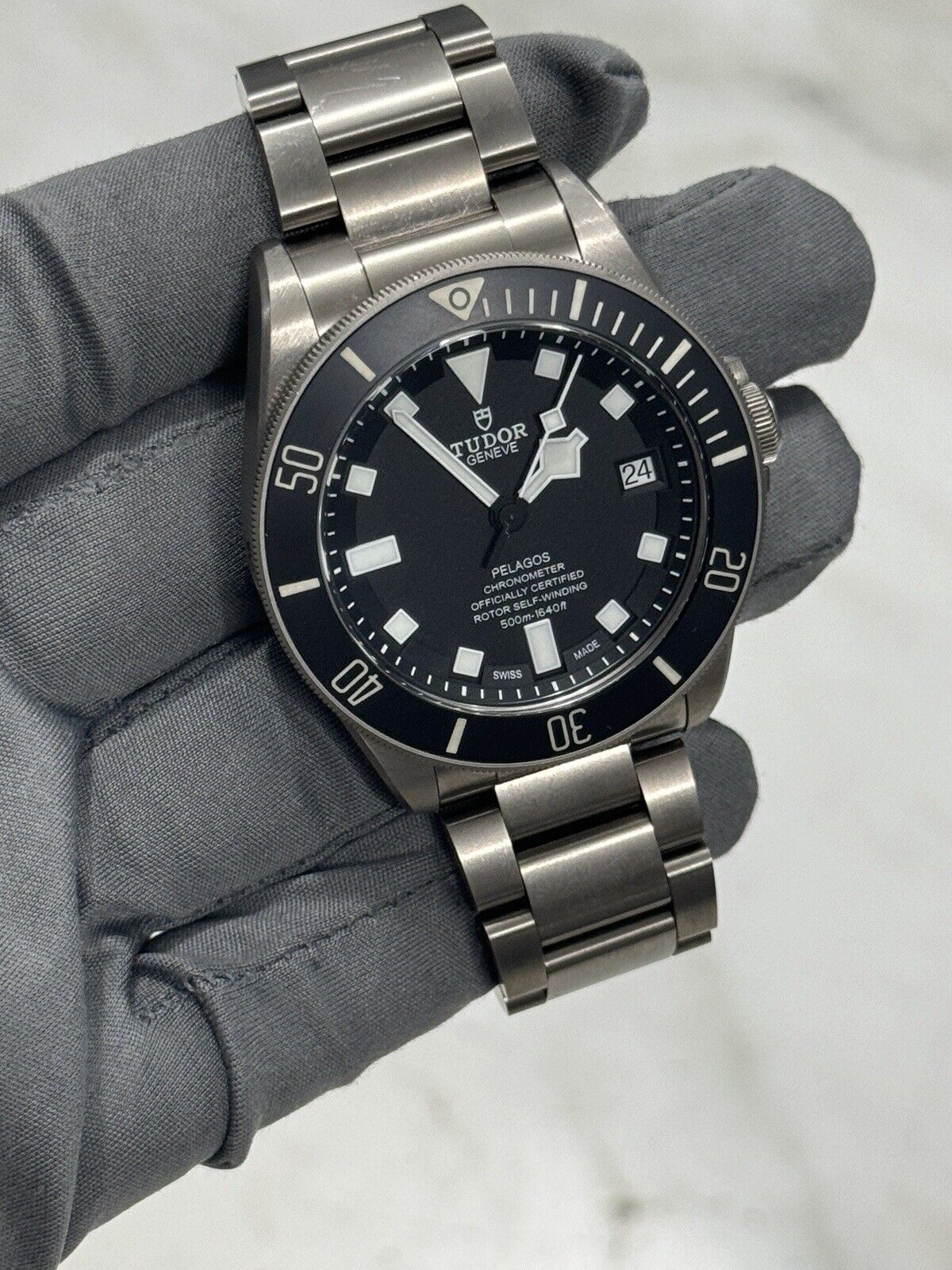 2022 Tudor Pelagos Black Dial Titanium Men's Watch 25600TN - Box/Papers