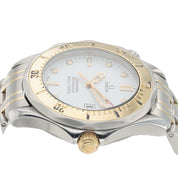Omega Seamaster Diver Steel & Gold White Dial 36mm Quartz Men’s Watch 2362.20