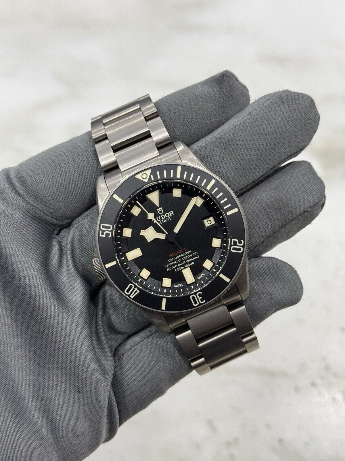 2019 Tudor Pelagos LHD Men's Black Dial 25610TNL Titanium Automatic Watch