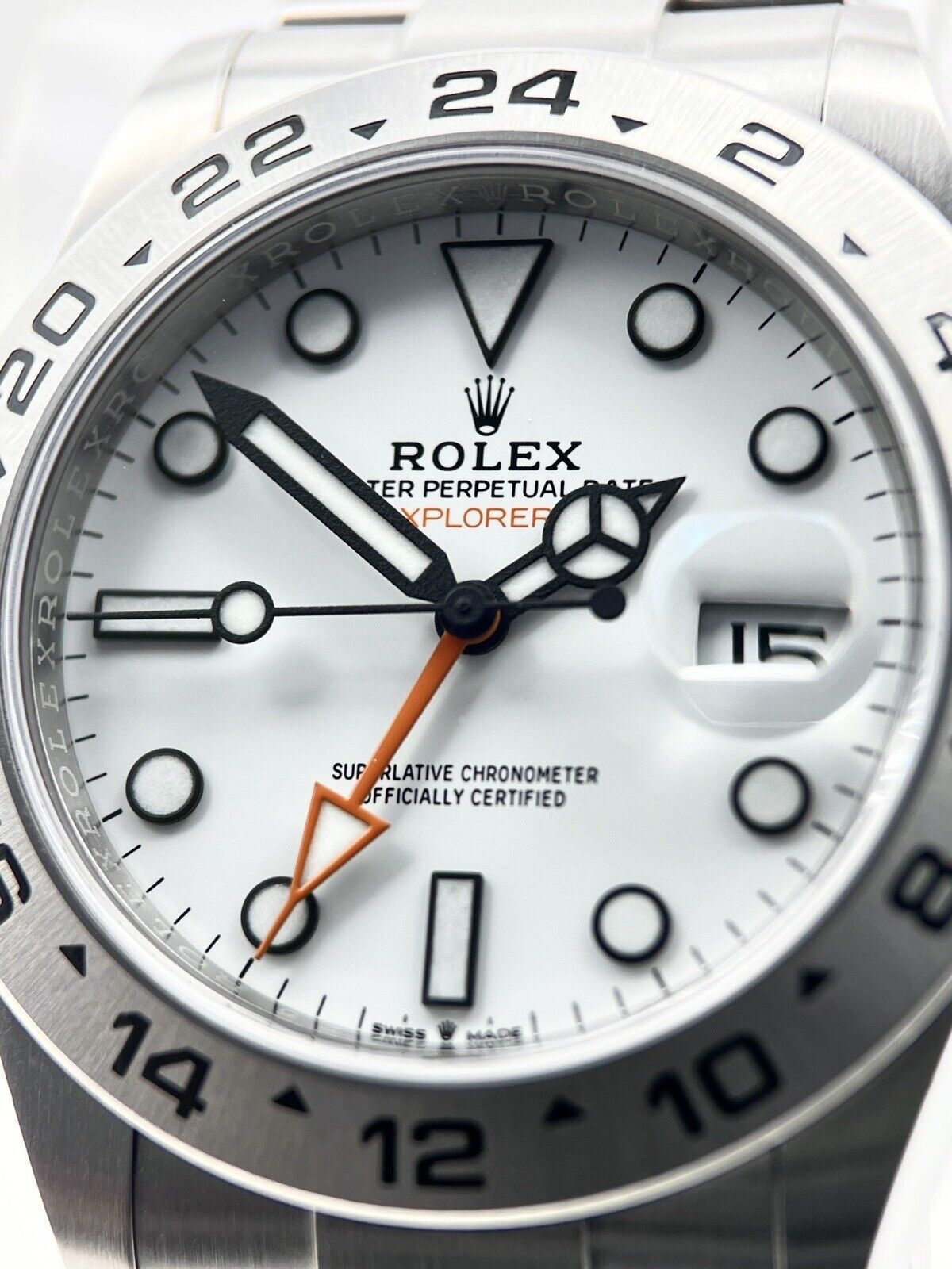 2022 Rolex Explorer II White Dial 42mm Automatic Ref. 226570 - Box & Papers