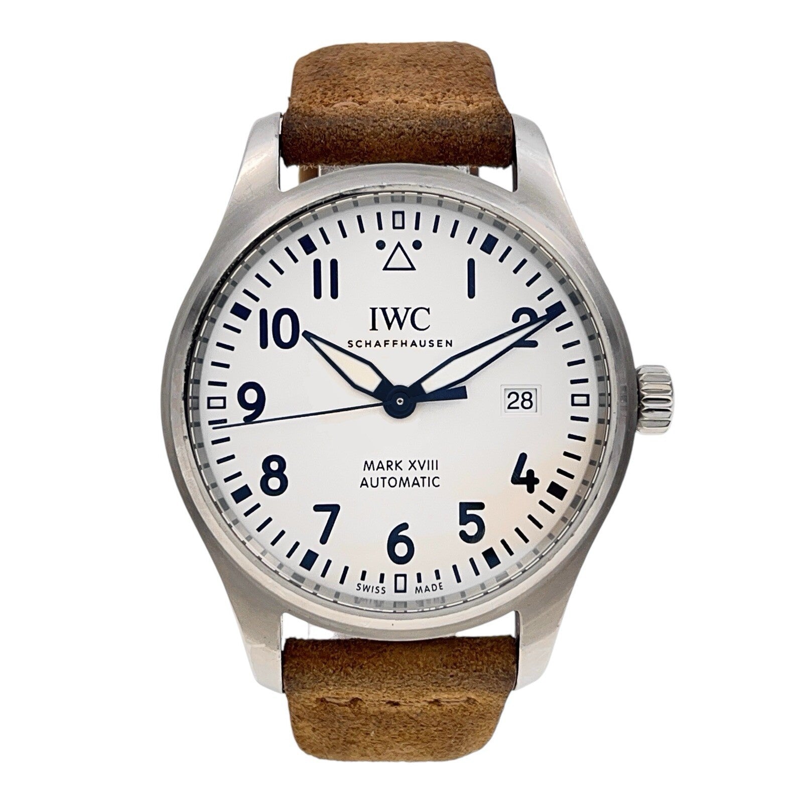 IWC Pilot Mark Stainless Steel White Dial 40mm Automatic Men's