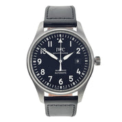 2019 IWC Pilot Mark Steel Black Dial 40mm Automatic Men’s Watch IW327009