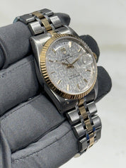 2011 Tudor Date Day Steel and Gold 36mm Automatic Men’s Watch 76213 W/ Papers