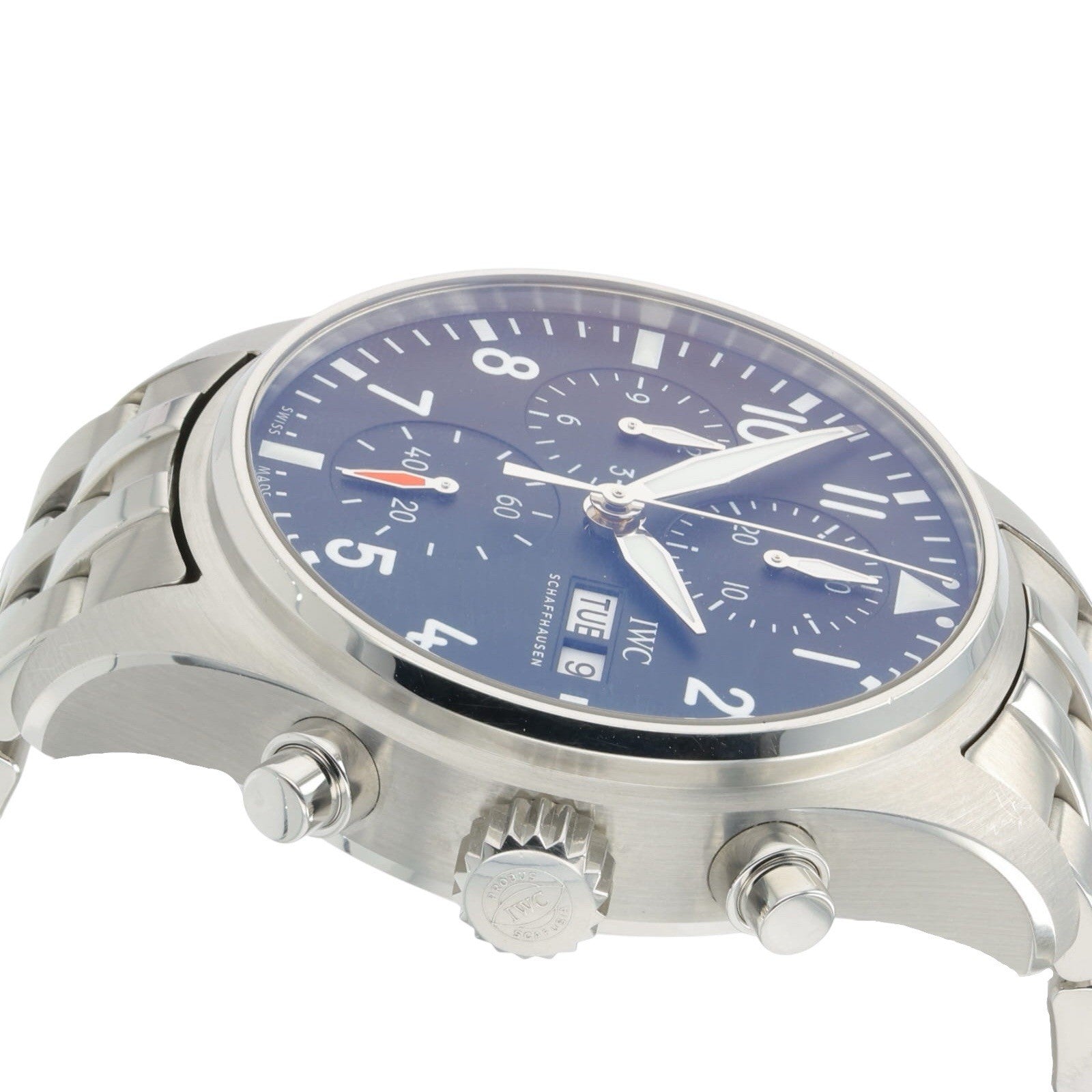 2023 IWC Pilot Chronograph Steel Black Dial 41mm Automatic Men’s Watch IW388113