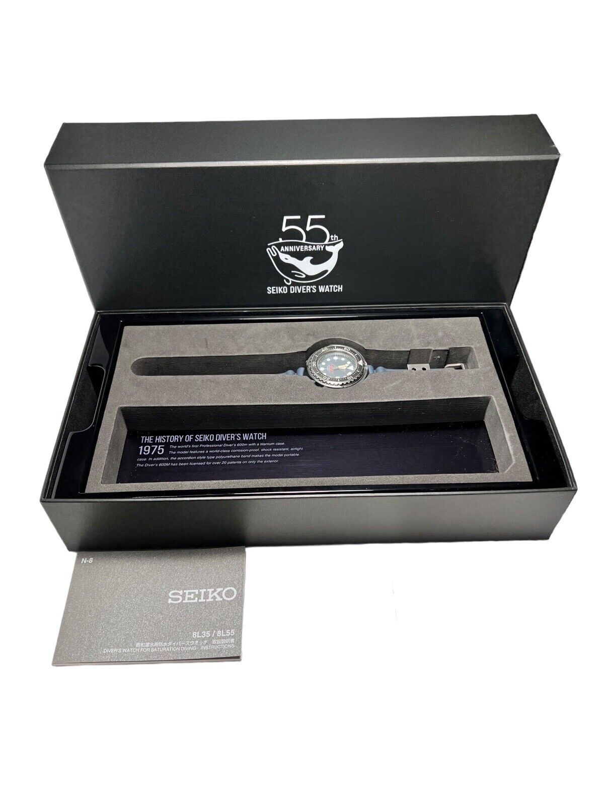 2020 Seiko Prospex Limited Edition 52mm Automatic Titanium Watch Ref-SLA041 B&P