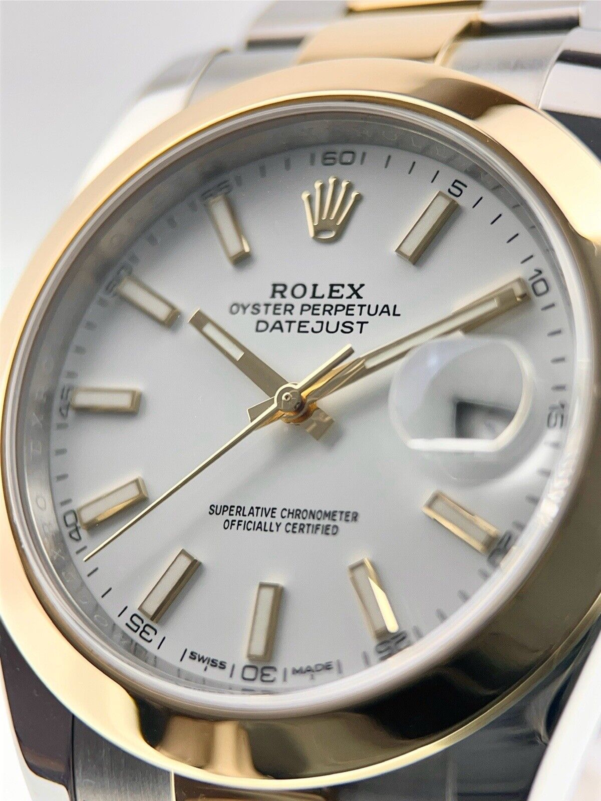 2017 Rolex Datejust Steel & Yellow Gold 41mm Automatic Men’s Watch 126303