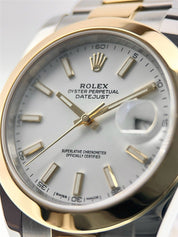 2017 Rolex Datejust Steel & Yellow Gold 41mm Automatic Men’s Watch 126303