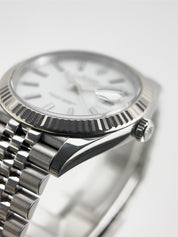 2019 Rolex Datejust 41 Steel White Dial 41mm Automatic Men’s Watch 126334 - B/P