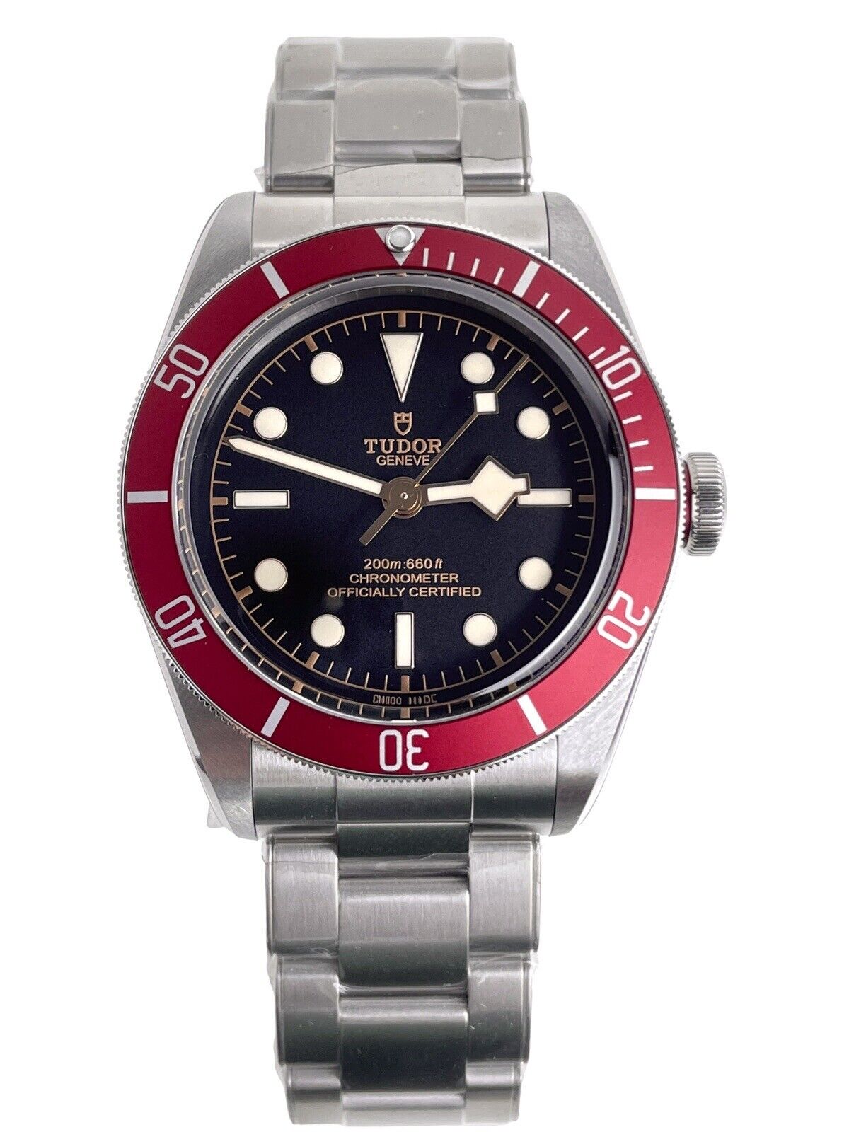 2023 BRAND NEW Tudor Black Bay 41 Automatic Red Bezel Watch 79230R