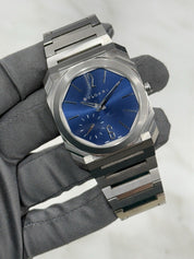 2017 Bulgari Octo Finissimo Steel Blue 40mm Automatic Men’s Watch BGO 40 XT