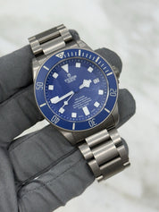 2020 Tudor Pelagos Titanium 42mm Watch Blue Dial 25600TB Automatic Dive Watch