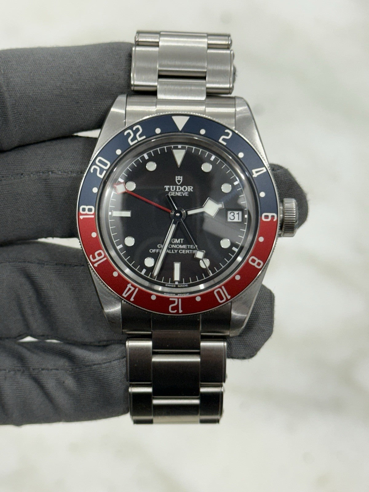2021 Tudor Black Bay GMT Pepsi Stainless Steel Men's Watch 79830RB - Box/Papers