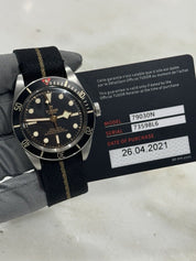 2021 Tudor Black Bay Fifty-Eight Automatic 39mm Steel Mens Strap Watch 79030N