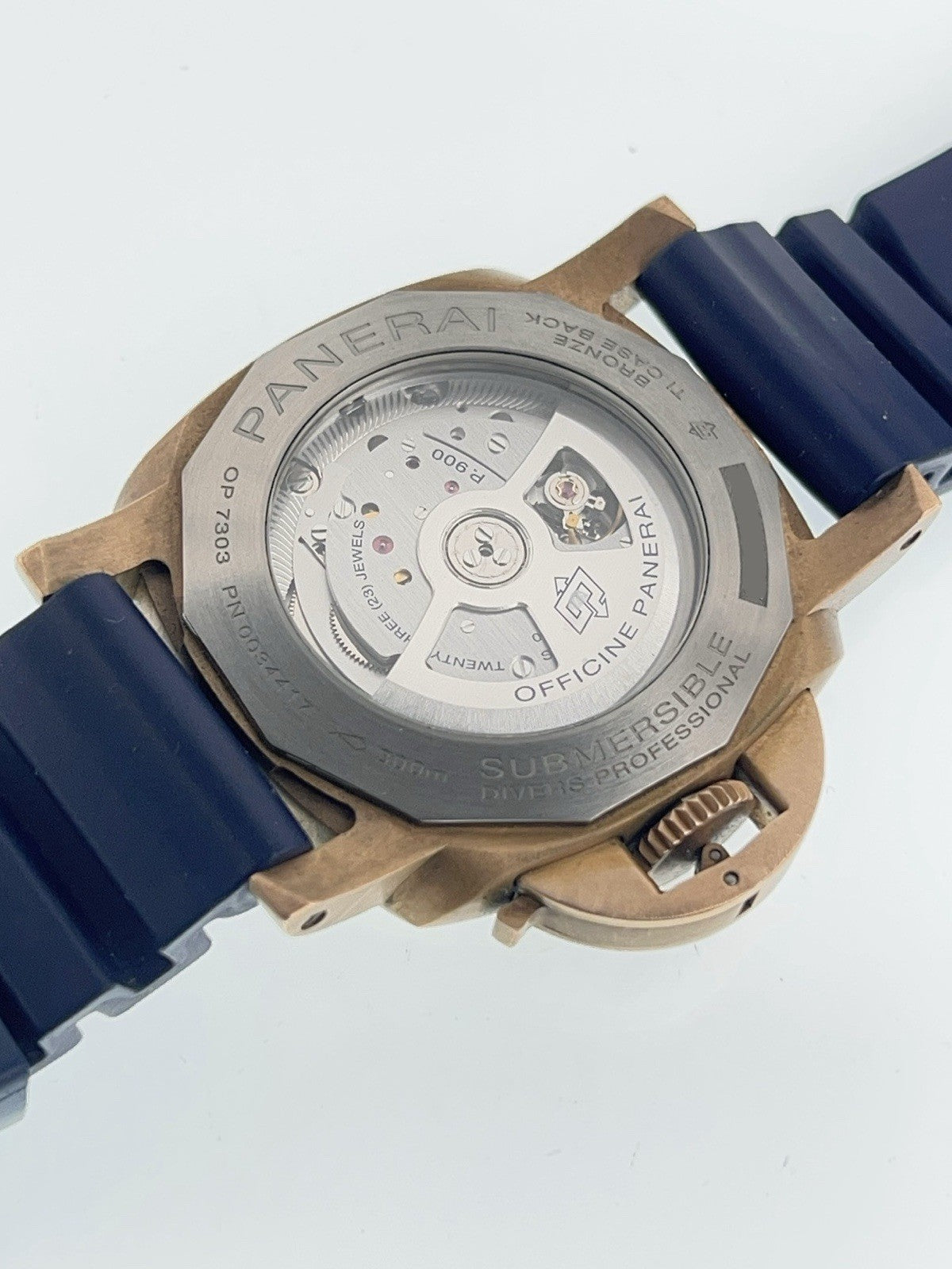 2021 Panerai Submersible Bronze Blue Dial 42mm Automatic Men's Watch PAM01074